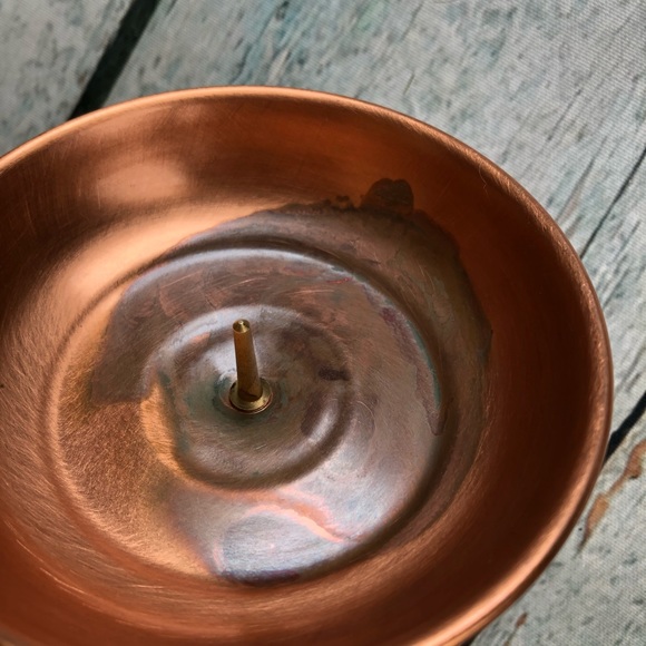 Copper guild candle holder stand decor rose gold - Picture 3 of 5